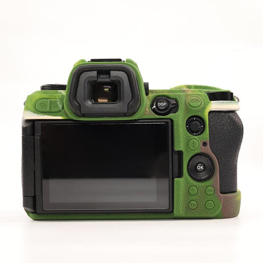 For Nikon Z6III Litchi Texture Soft Silicone Protective Case(Camouflage) - Protective Case by buy2fix | Online Shopping UK | buy2fix