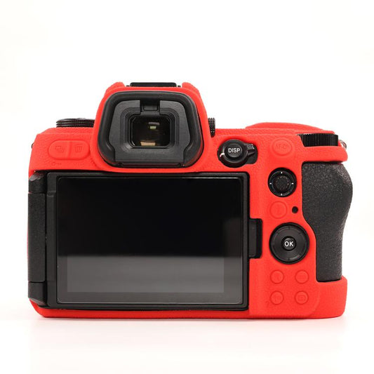 For Nikon Z6III Litchi Texture Soft Silicone Protective Case(Red) - Protective Case by buy2fix | Online Shopping UK | buy2fix