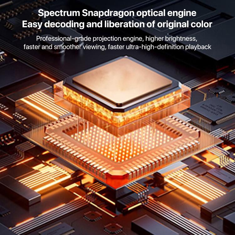 N5 1280x720P Android 9.0 System Wireless Same Screen Smart HD Projector, Plug:UK Plug(Black) - Mini Projector by buy2fix | Online Shopping UK | buy2fix