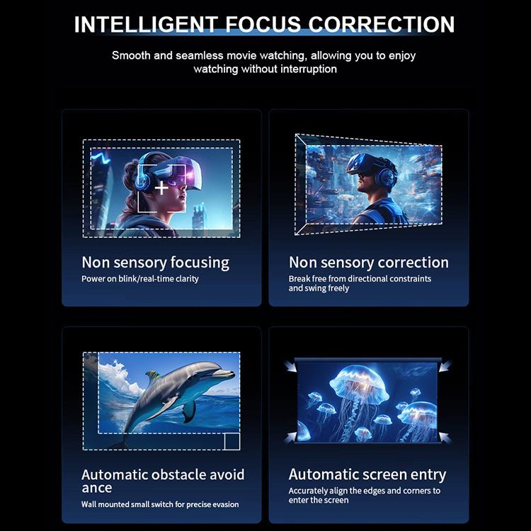 N5-A 1280x720P LCD Smart HD Projector, Plug:US Plug(Black) - Mini Projector by buy2fix | Online Shopping UK | buy2fix