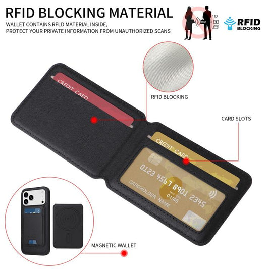 For iPhone 17 Pro Max BETOPNICE Vertical Flip Detachable MagSafe Wallet Phone Case(Black) - iPhone 17 Pro Max Cases by BETOPNICE | Online Shopping UK | buy2fix