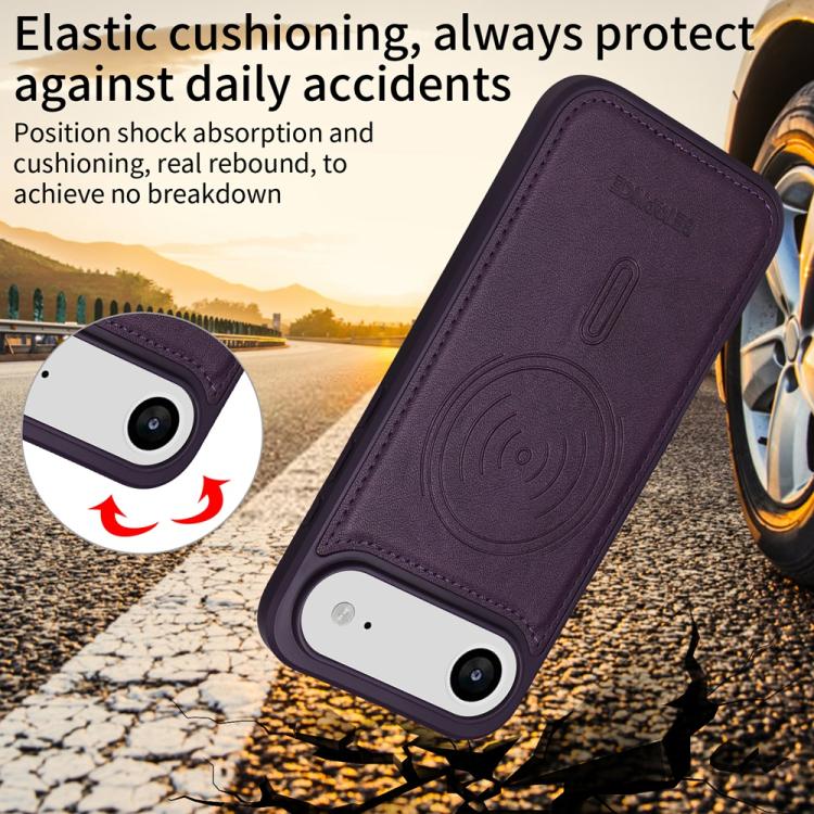 For iPhone Air BETOPNICE Horizontal Flip Detachable MagSafe Wallet Phone Case(Purple) - iPhone Air Cases by BETOPNICE | Online Shopping UK | buy2fix