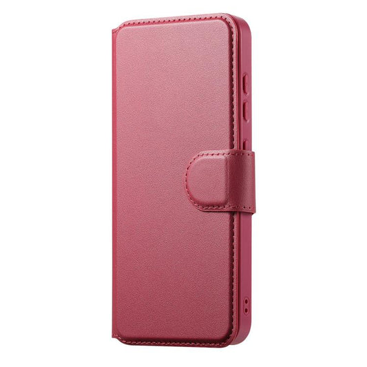For Samsung Galaxy S25+ / S24+ 5G CaseNeo Finger Grip Strap MagSafe Leather Phone Case(Red) - Galaxy S25+ 5G Cases by CaseNeo | Online Shopping UK | buy2fix