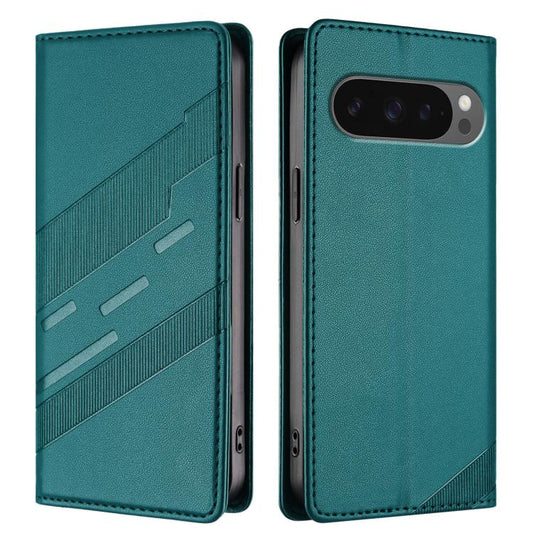 For Google Pixel 10 / 10 Pro Embossed Multi-functional Wallet Retro Leather Phone Case(Dark Green) - Google Cases by buy2fix | Online Shopping UK | buy2fix