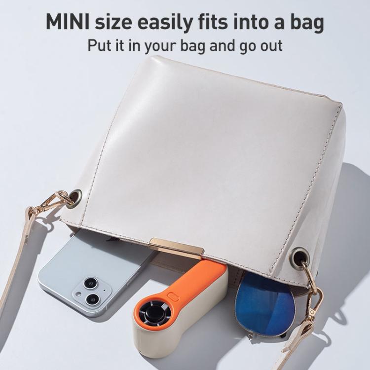 H02 HD Digital Display High Speed Mini Handheld Fan(Black) - Electric Fans by buy2fix | Online Shopping UK | buy2fix