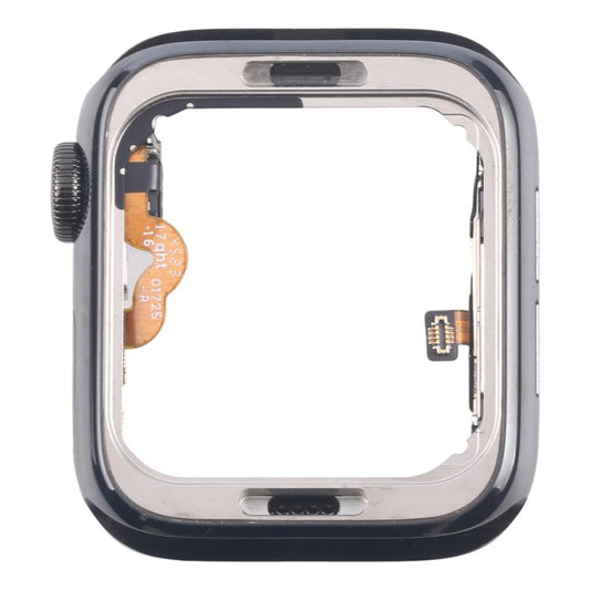 For Apple Watch Series 5 44mm LTE Graphite Steel Middle Frame Bezel Plate with Crown Spin Axis Flex Cable - Middle Frame by buy2fix | Online Shopping UK | buy2fix