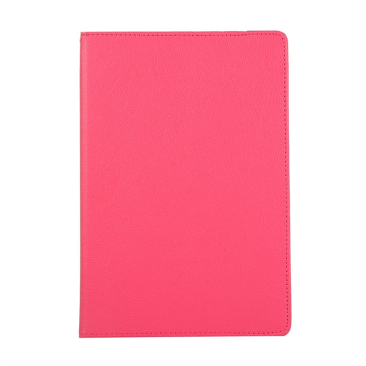 For Samsung Galaxy Tab S8+ / Tab S8 Plus / Tab S7 FE / Tab S7+ / T970 360 Degree Rotation Litchi Texture Flip Leather Case with Holder(Rose Red) by buy2fix