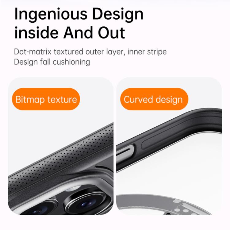 For iPhone 15 Gear 360 Rotation MagSafe Holder Phone Case(White) - iPhone 15 Cases by buy2fix | Online Shopping UK | buy2fix