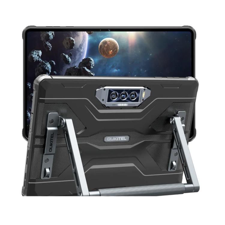 OUKITEL Tablet PC Metal Holder for OUKITEL RT1 / RT2 / RT5 / RT6 / RT7 / RT9(Grey) - Desktop Holder by OUKITEL | Online Shopping UK | buy2fix