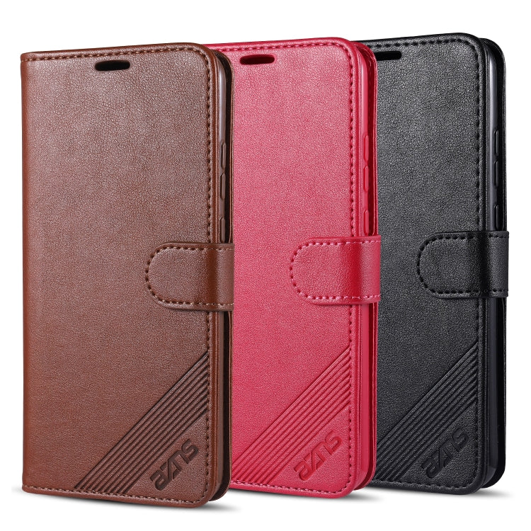 For Huawei Y5p AZNS Sheepskin Texture Horizontal Flip Leather Case with Holder & Card Slots & Wallet(Red) - Huawei Cases by AZNS | Online Shopping UK | buy2fix