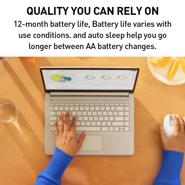 Logitech M196 1000DPI Bluetooth Wireless Mouse(Rose Pink) - Wireless Mice by Logitech | Online Shopping UK | buy2fix