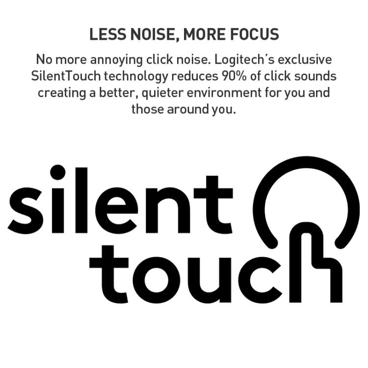 Logitech M550 Bluetooth 2.4G Wireless Dual Mode Silent Mouse(White) - Wireless Mice by Logitech | Online Shopping UK | buy2fix