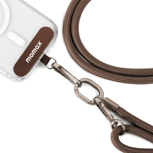 MOMAX SR39 Cord Phone Braided Lanyard(Desert Gold) - Lanyards & Wrist Straps by MOMAX | Online Shopping UK | buy2fix