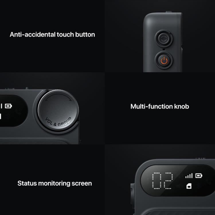 Original Xiaomi Sports Walkie Talkie, Support 5000km Intercom Distance(Black) - Handheld Walkie Talkie by Xiaomi | Online Shopping UK | buy2fix