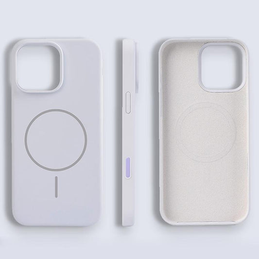 For iPhone 16 Plus Liquid Silicone Magsafe Phone Case with AI Camera Control Button(Grey) - iPhone 16 Plus Cases by buy2fix | Online Shopping UK | buy2fix