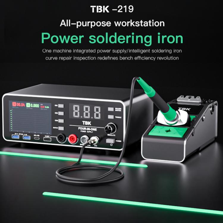 TBK-219 20V / 5A All-purpose Integrated Workstation Power Supply with C210 Soldering Iron, Plug:EU Plug - Electric Soldering Iron by TBK | Online Shopping UK | buy2fix