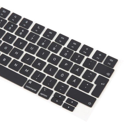 For MacBook A2681 A2941 A3113 A3114 10pcs UK Big Enter Version Keycaps, Language:Sweden - Keyboard by buy2fix | Online Shopping UK | buy2fix