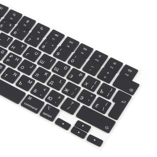 For MacBook A2442 A2485 A2779 A2780 A2991 A2992 A2918 10pcs UK Big Enter Version Keycaps, Language:Russian - Keyboard by buy2fix | Online Shopping UK | buy2fix