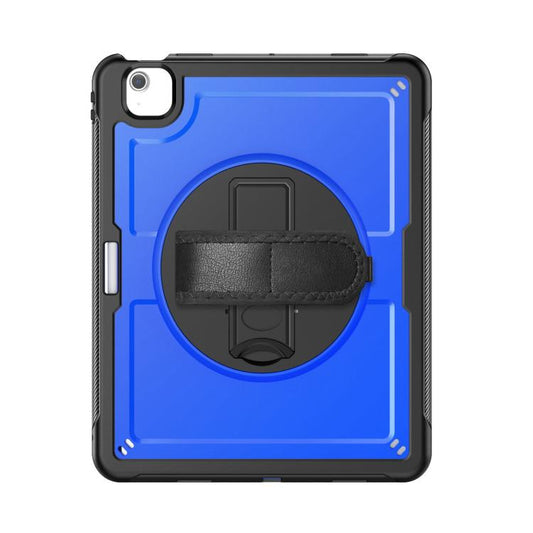For iPad Air 13 2025 / 2024 Honeycomb Hand Grip Turntable Stand Tablet Case(Dark Blue) - iPad Air 13 2025 / 2024 Cases by buy2fix | Online Shopping UK | buy2fix