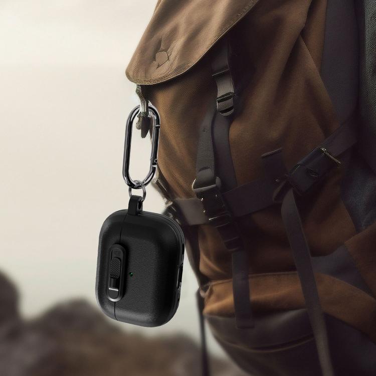 For AirPods Pro 2 Starry Texture Lock Buckle Shockproof Earphones Case(Pink) - For AirPods Pro 2 by buy2fix | Online Shopping UK | buy2fix