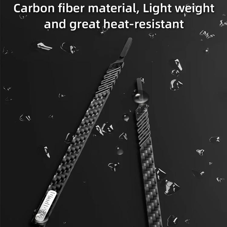 QianLi TX01 Carbon Fibre Non-Magnetic Anti-Static Universal Knife Handle - Tool Kits by QIANLI | Online Shopping UK | buy2fix