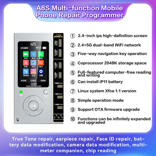 i2C A8S Multi-function Phone Repair Programmer, Model:Host - Repair Programmer by i2C | Online Shopping UK | buy2fix
