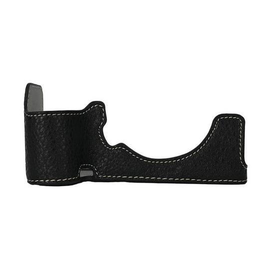 For Sony ILCE-7CM2 / Alpha 7C II Litchi Texture PU Leather Camera Half Case Base(Black) - Half Case by buy2fix | Online Shopping UK | buy2fix