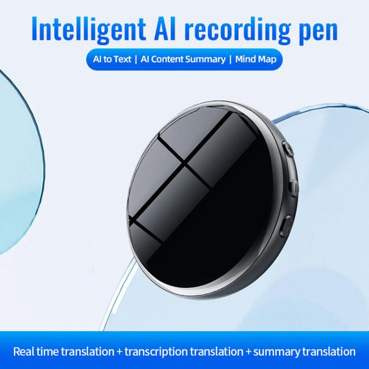 JNN M29A Portable Smart AI Magnetic Recorder Support APP Control, Memory:128GB(Black) - Recording Pen by JNN | Online Shopping UK | buy2fix