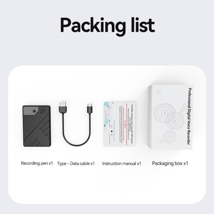 JNN A5 OLED Display Smart AI Magnetic Recorder Support APP Control, Memory:64GB(Black) - Recording Pen by JNN | Online Shopping UK | buy2fix