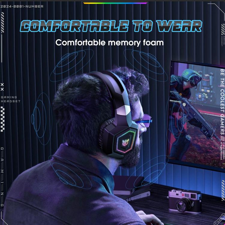 ONIKUMA GT806 Tri-mode Bluetooth 2.4G Wired E-sports Game Headset(Black) - Multimedia Headset by ONIKUMA | Online Shopping UK | buy2fix