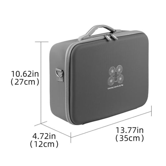 For DJI Flip BRDRC Drone Portable Case Single Shoulder Messenger Bag Handbag(Grey) - Backpacks & Bags by BRDRC | Online Shopping UK | buy2fix