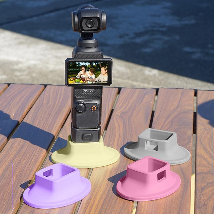 For DJI OSMO Pocket 3 BRDRC Silicone Desktop Base Bracket(Purple) - Mount & Holder by BRDRC | Online Shopping UK | buy2fix