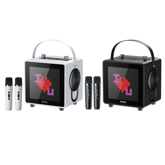 WK Beluga D22 Pixel Desktop Wireless Bluetooth Speaker(Black) - Desktop Speaker by WK | Online Shopping UK | buy2fix