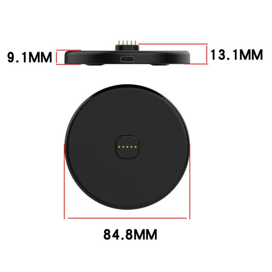 For Sony LinkBuds Bluetooth Speaker USB Interface Magnetic Charging Base Charging Dock Station(Black) - Other Accessories by buy2fix | Online Shopping UK | buy2fix