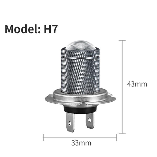 H7 Pair 8.5W 12-60V Car Lens Fog Light Bulb(Gold Light) - Fog / Driving Lights by buy2fix | Online Shopping UK | buy2fix