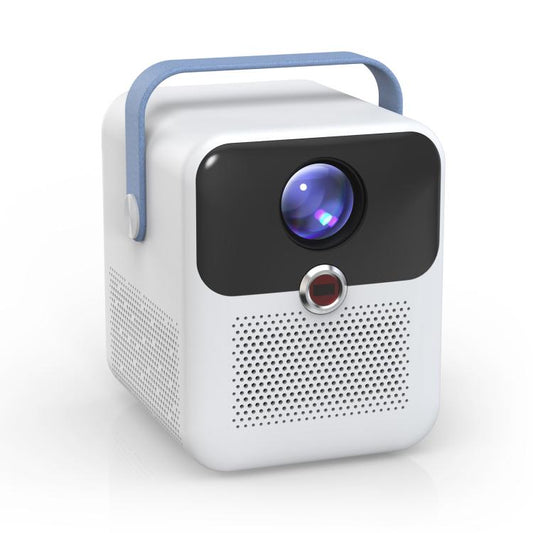 CYS2 Portable HD Android Projector Smart Home Theater, 1GB+8GB, Amlogic T950s, Specification:AU Plug(White Blue) - LED Projector by buy2fix | Online Shopping UK | buy2fix