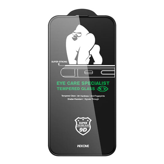 For iPhone 16 Plus / 15 Plus WK WTP-126 Vacha Series KinKong Light-Filtering Ultra- Clear Tempered Glass Film - iPhone 16 Plus Tempered Glass by WK | Online Shopping UK | buy2fix