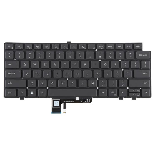 US Version Backlit Laptop Keyboard for Dell Latitude 7340 7440 7640(Black) - Replacement Keyboards by buy2fix | Online Shopping UK | buy2fix