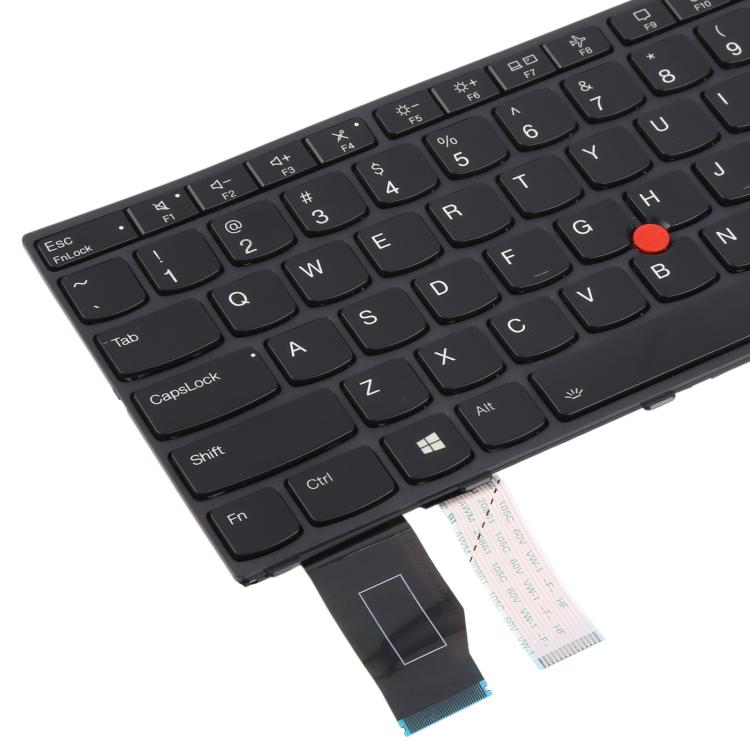 US Version Backlit Laptop Keyboard with Pointing for Lenovo ThinkPad X13 Gen 2 20WK 20XH X13 Yoga Gen 2(Black) - Replacement Keyboards by buy2fix | Online Shopping UK | buy2fix