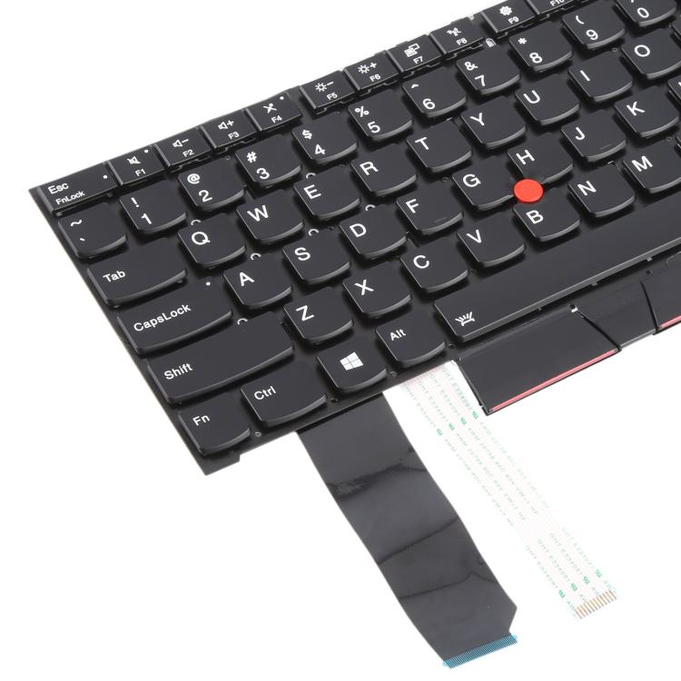 US Version Backlit Laptop Keyboard with Pointing for Lenovo Thinkpad E480 E485 E490 E495 E490S L380 L480 L390 L490 R480 R490 T480S T490 T495 01YP360(Black) - Replacement Keyboards by buy2fix | Online Shopping UK | buy2fix