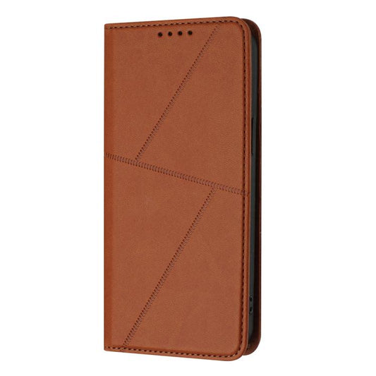 For iPhone 17 Pro Strong Magnetic Frosted Flip Leather Phone Case(Coffee Color) - iPhone 17 Pro Cases by buy2fix | Online Shopping UK | buy2fix