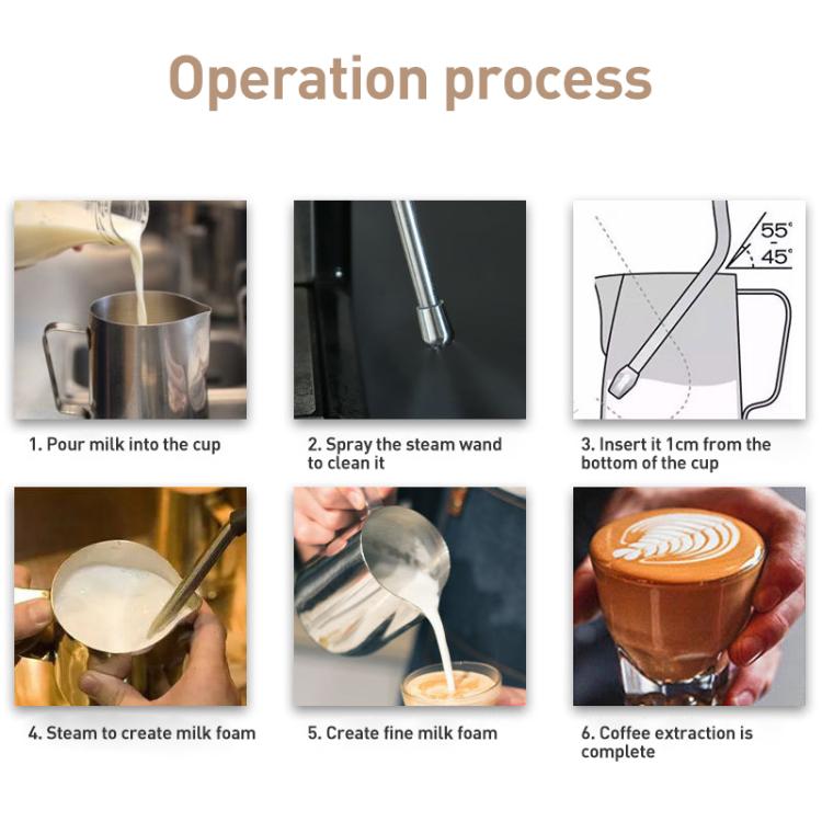 Stainless Steel Milk Frother Coffee Machine Steam Nozzle For Barsetto, 4-hole - Coffee Machine Parts by buy2fix | Online Shopping UK | buy2fix