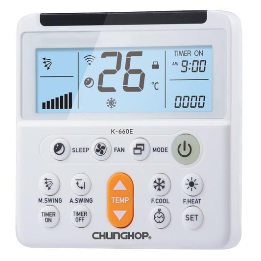 CHUNGHOP K-660E Universal Air Conditioner Remote Control - Air-Conditioner by CHUNGHOP | Online Shopping UK | buy2fix