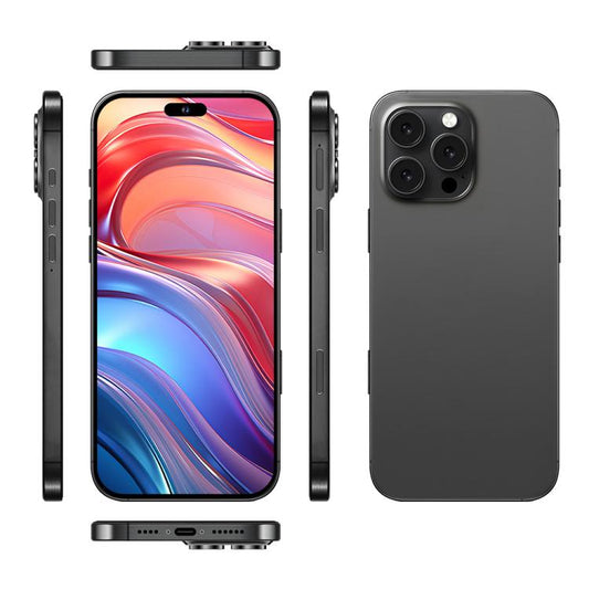 I16 Pro Max / PDQ6, 4GB+64GB, 6.58 inch Android 10 MTK6739 Quad Core, Network: 4G, Dual SIM, Plug:US Plug(Black) - by buy2fix | Online Shopping UK | buy2fix