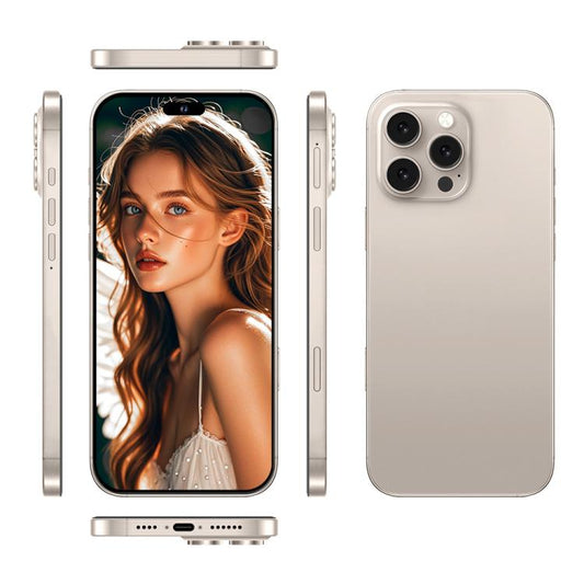 I16 Pro Max / PDQ6, 4GB+64GB, 6.58 inch Android 10 MTK6739 Quad Core, Network: 4G, Dual SIM, Plug:UK Plug(Gold) - by buy2fix | Online Shopping UK | buy2fix