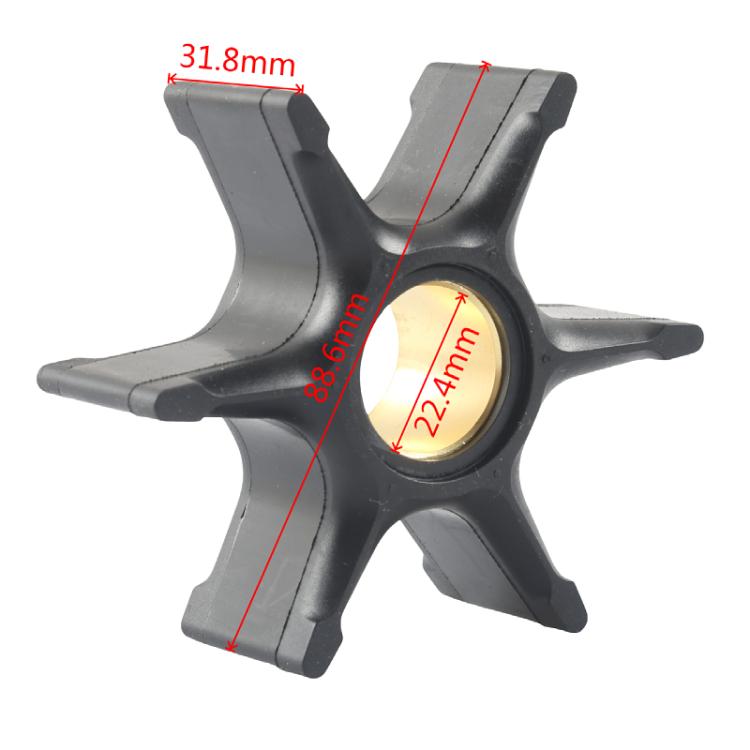 Outboard Water Pump Impeller for Johnson / Evinrude 85-300HP 75/90/120HP 5001593(Black) - Marine Accessories & Parts by buy2fix | Online Shopping UK | buy2fix