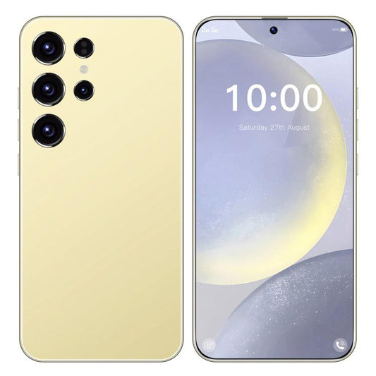 S24 Ultra / ZKU213, 2GB+16GB, 6.56 inch Android 8.1 MTK6580A Quad Core, Network: 3G, Dual SIM, Plug:UK Plug(Yellow) - by buy2fix | Online Shopping UK | buy2fix