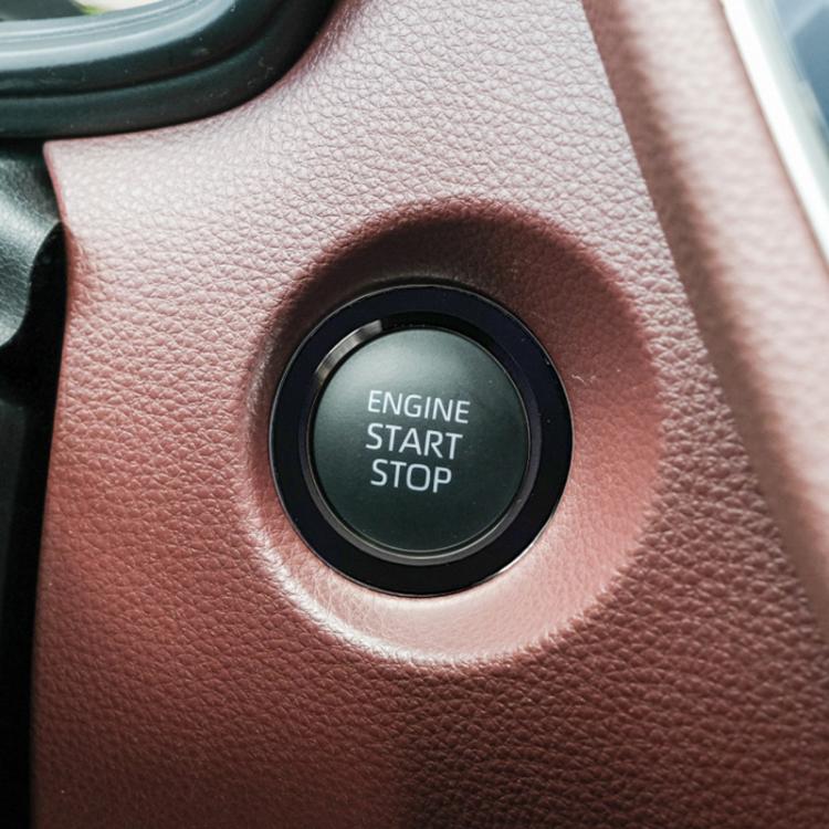 For Toyota Corolla Cross / Yaris Car One-key Start Engine Key Ignition Switch Decorative Ring Cover, Style:Outer Ring(Red) - Decoration Rings by buy2fix | Online Shopping UK | buy2fix