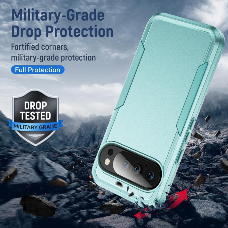 For Google Pixel 10 Pro XL Pioneer Armor Heavy Duty PC + TPU Phone Case(Green) - Google Cases by buy2fix | Online Shopping UK | buy2fix