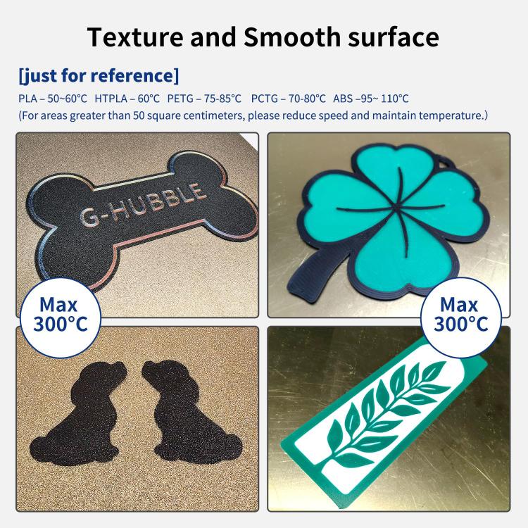 3D Printer Build Plate Spring Steel Sheet For ANYCUBIC 268x256mm, Style:PEI Coating + PEI Film - Parts by buy2fix | Online Shopping UK | buy2fix